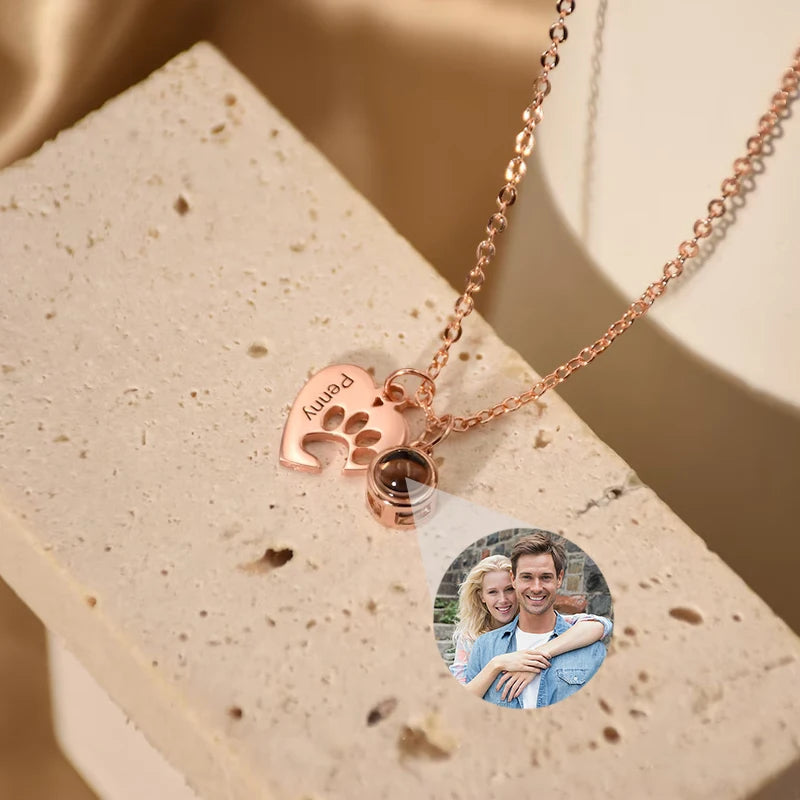 PhotoPaw™ — Custom Photo Projection Necklace