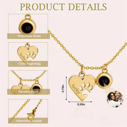 PhotoPaw™ — Custom Photo Projection Necklace