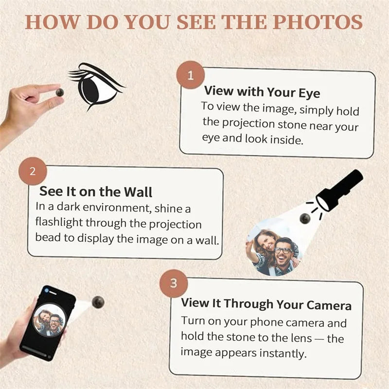 PhotoPaw™ — Custom Photo Projection Necklace